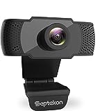 Septekon 1080P HD Webcam with Microphone